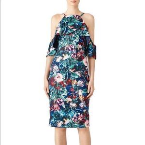 Alexia Admor Emerald floral cold shoulder …